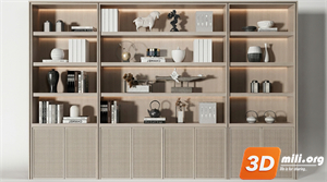 Decorative cabinet Skp Files